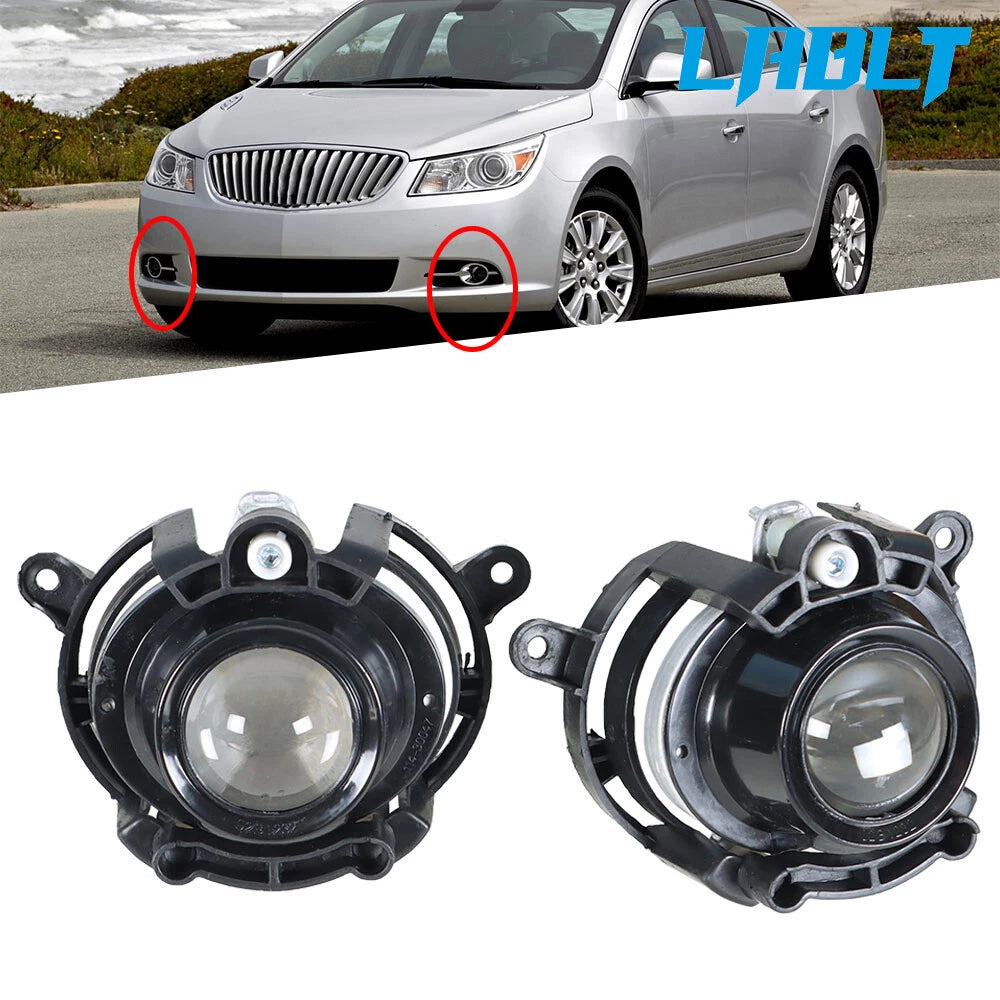 Front Fog Lights for Buick LaCrosse (2010–2013) - Driver & Passenger Side