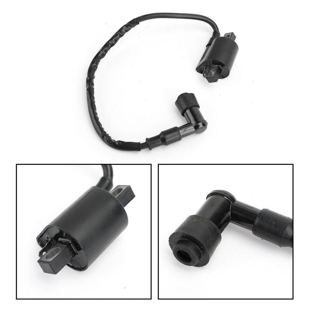 Ignition Coil for 50cc-250cc 110cc T9 (90° Elbow, Cap & Spark Plug Wire)