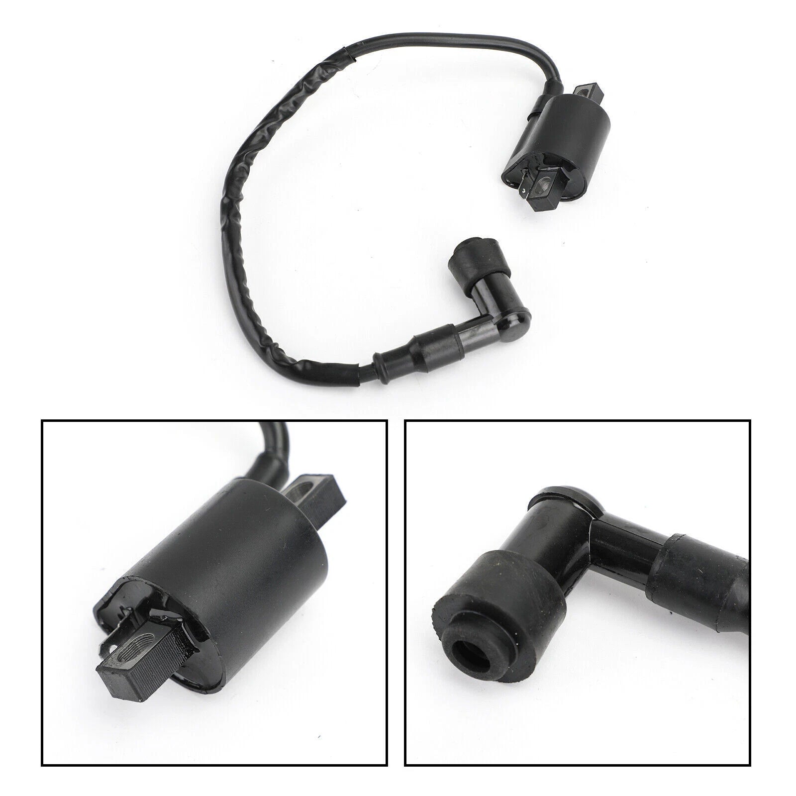 Ignition Coil for 50cc-250cc 110cc T9 (90° Elbow, Cap & Spark Plug Wire)
