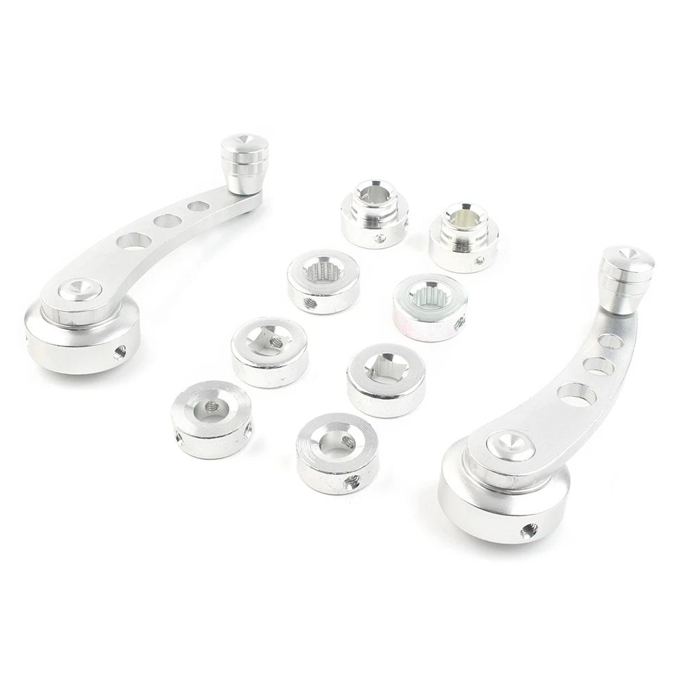 2Pcs Aluminum Alloy Window Handle Crank for Universal Fit