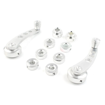 2Pcs Aluminum Alloy Window Handle Crank for Universal Fit