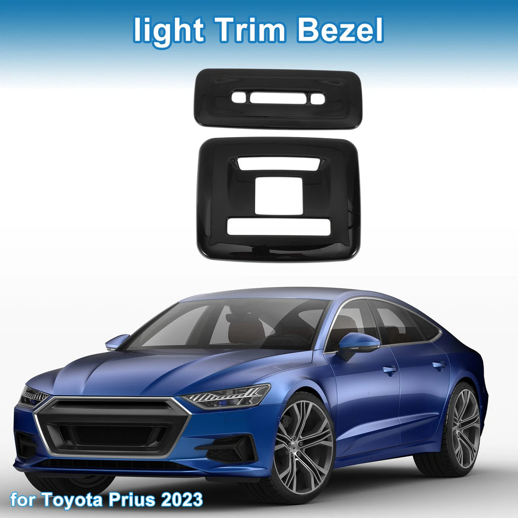 Rear Row Light Trim Bezel Replacement for Toyota Prius 2023 Black