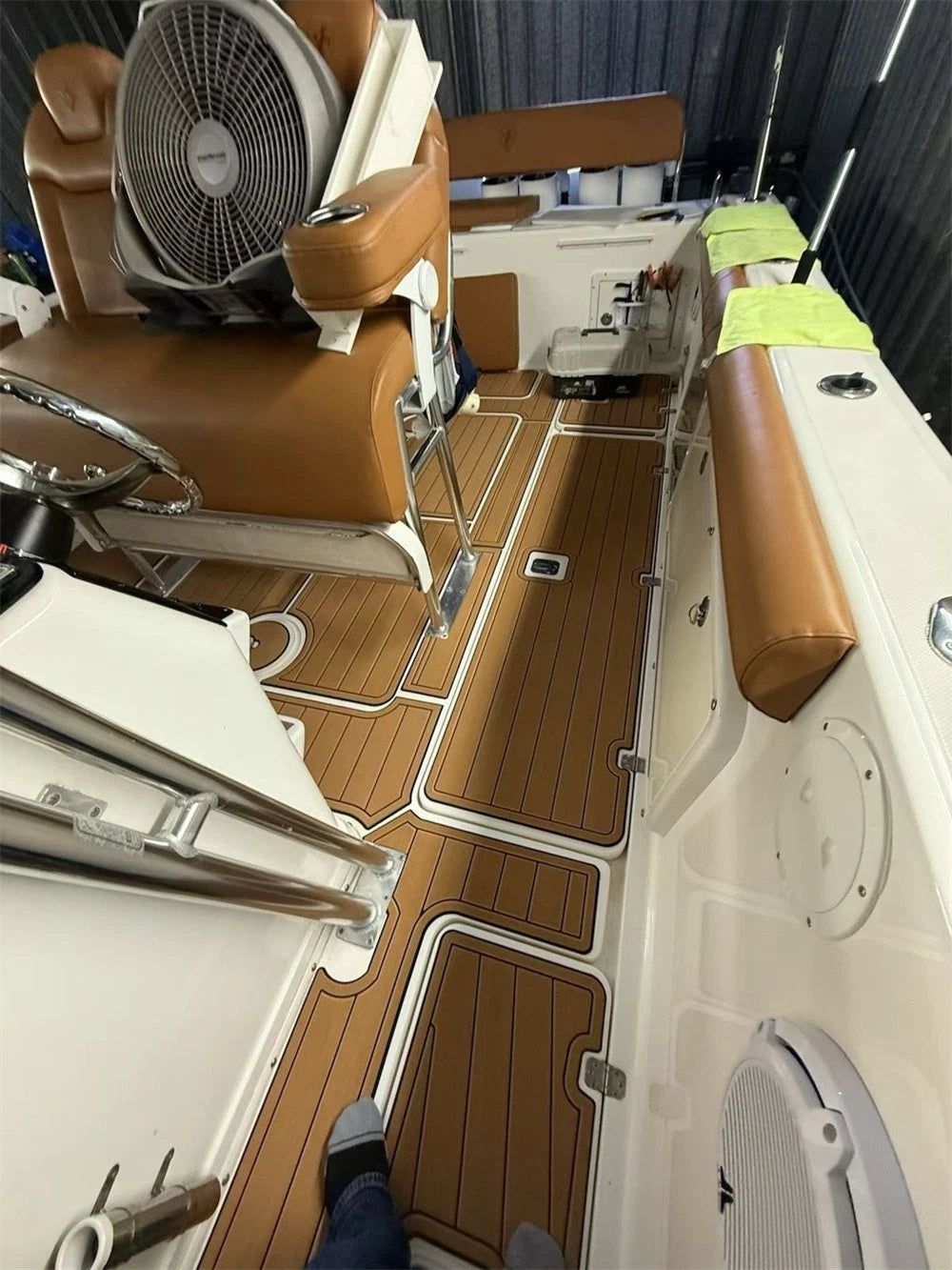 EVA Foam Teak Deck Floor Mat for Century 3200 CC (2005)
