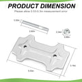 Plate Chain Adjuster w/ Bolts for Suzuki QuadRacer 500 LT500R (1987–1990)