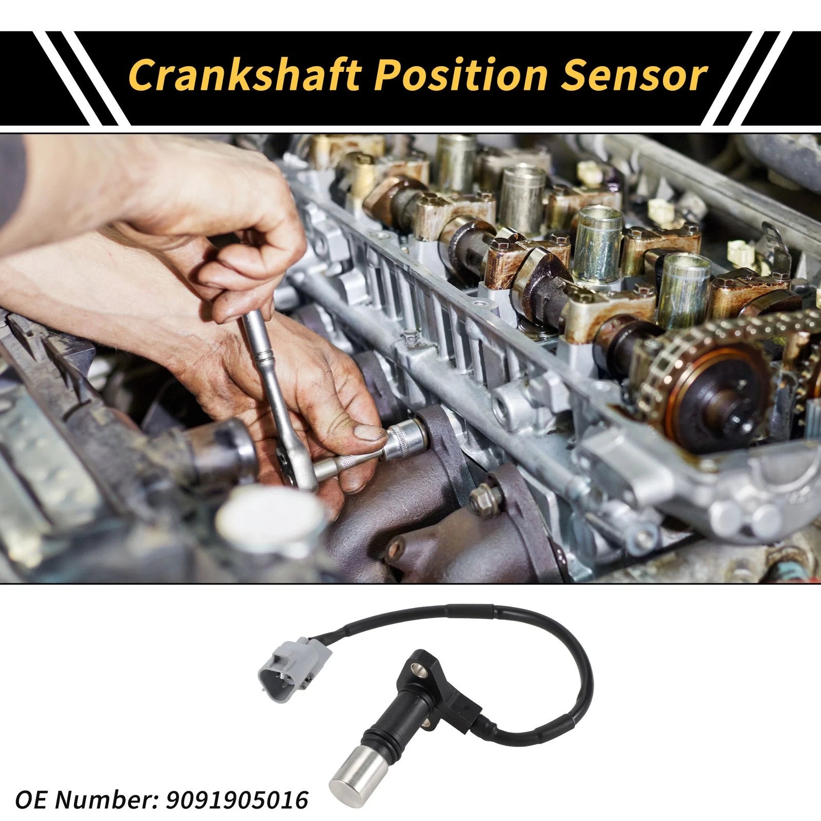 Crankshaft Position Sensor for Toyota Tacoma (1995–2004) Replacement