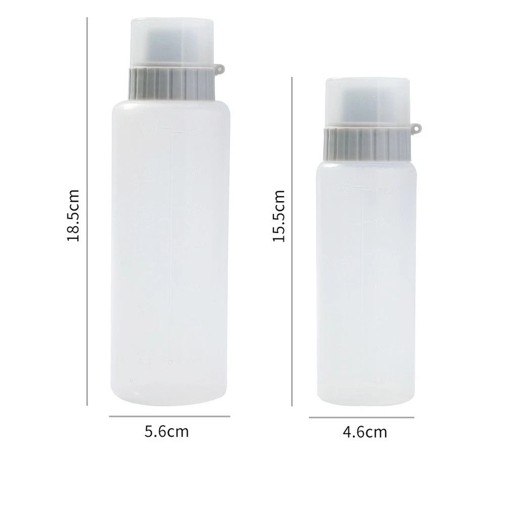 Leak Resistant Squeeze Bottle for Kitchen Sauces