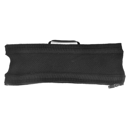 Headphone Headband Cover for Universal Fit (Knitted Fabric, Black/Grey)