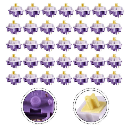 35pcs Mechanical Keyboard Linear Switch 5 Pin for Custom Keyboards