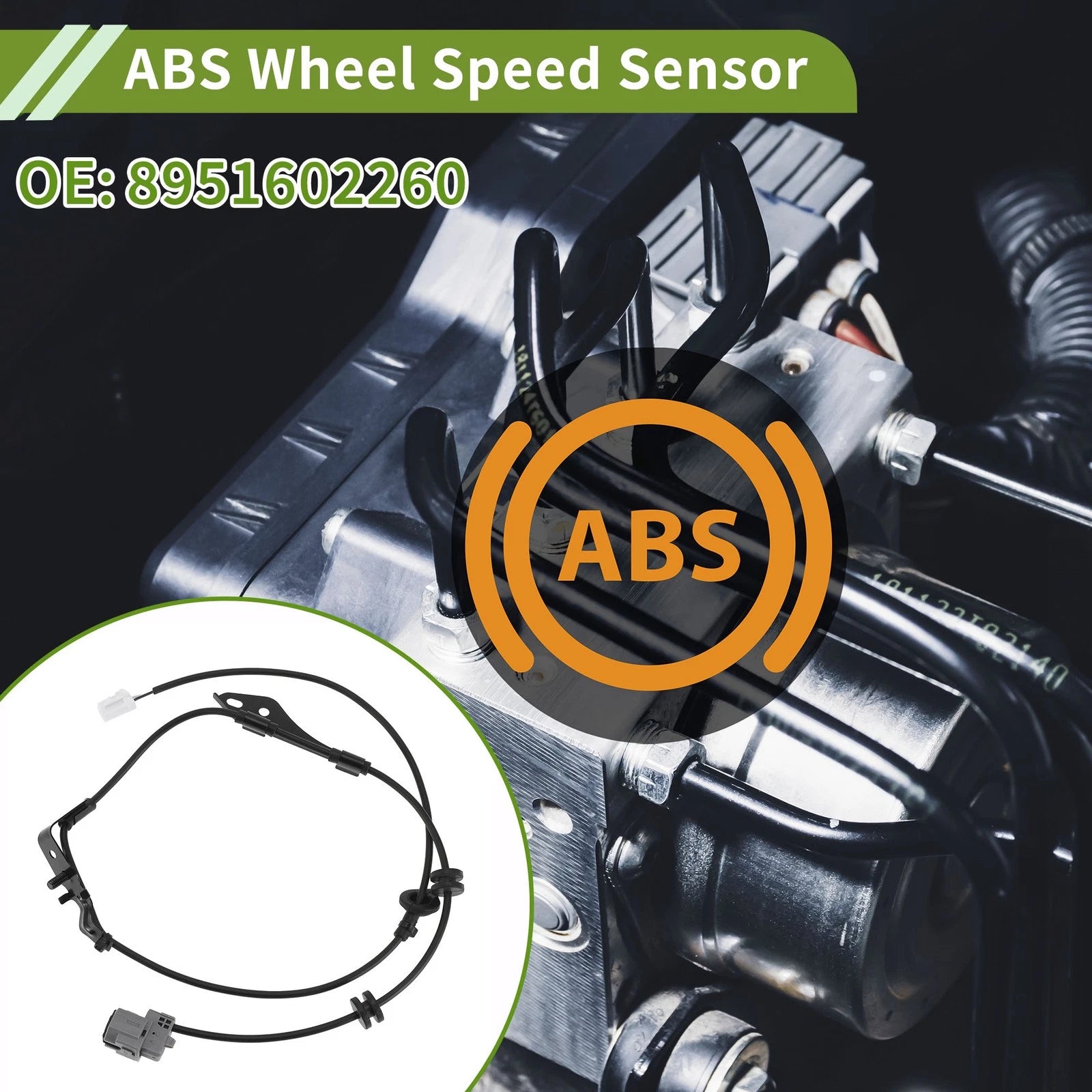 ABS Wheel Speed Sensor for Toyota Corolla Rear Left (2005–2015)