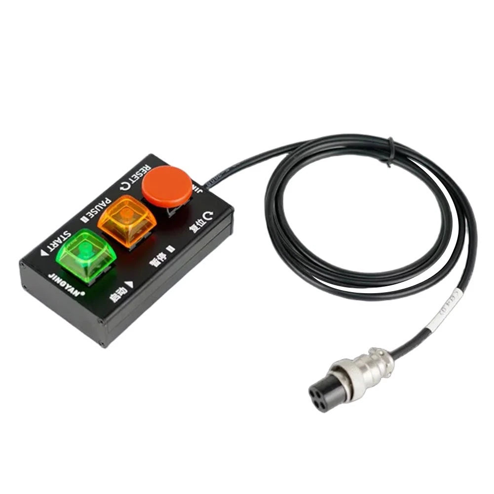 CNC Engraving Machine Foot Switch with Magnetic Base and Button Control