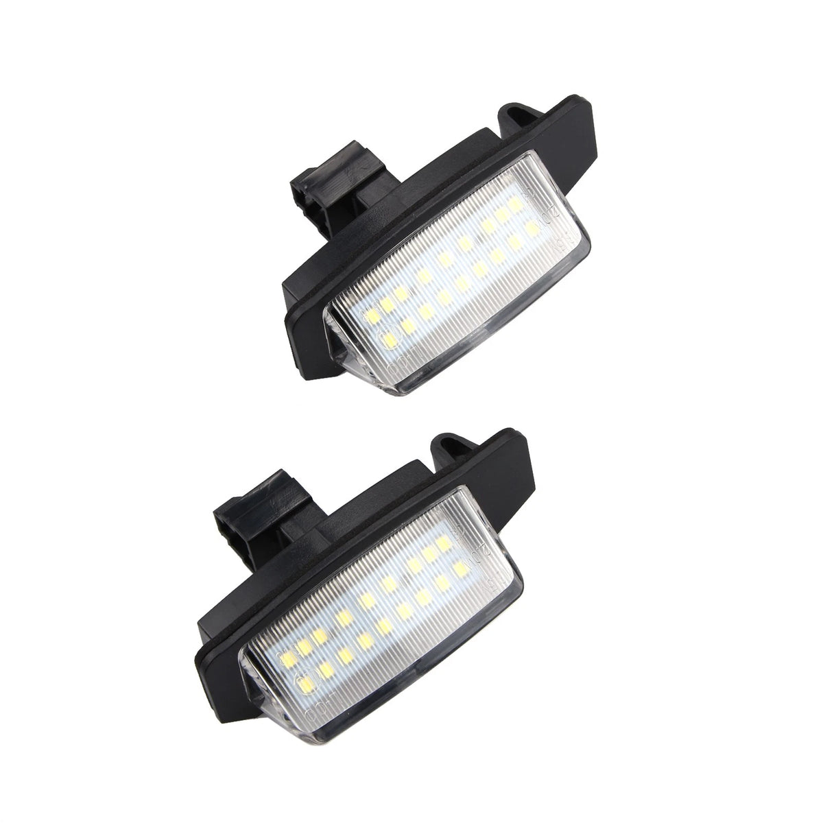 2X LED License Plate Light Lamp 6500K for Mitsubishi Outlander (2006–2012)