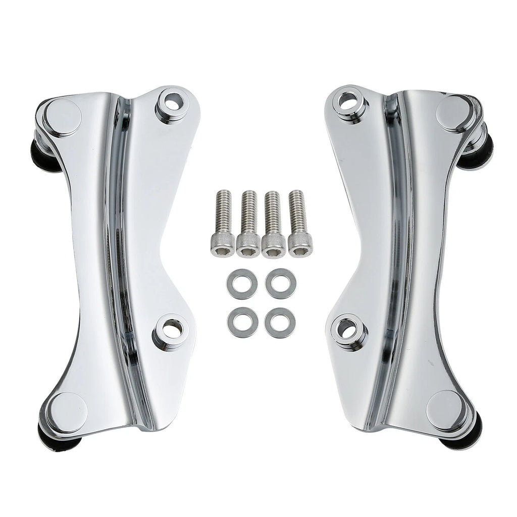 4 Point Docking Hardware Kit & Covers for Harley Electra Glide (2014–Up)