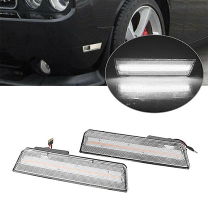 Front LED Side Marker Lights for Dodge Challenger/Charger (2008–2014)