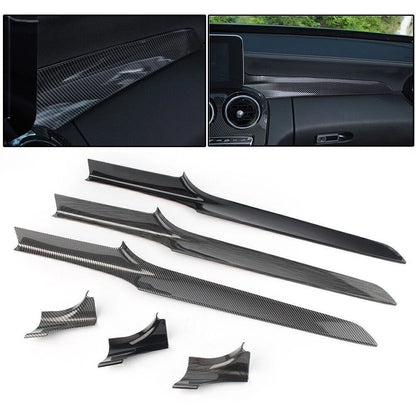 Console Dashboard Trim for Mercedes Benz W205 X253 (2015–2023) ABS Gloss Black