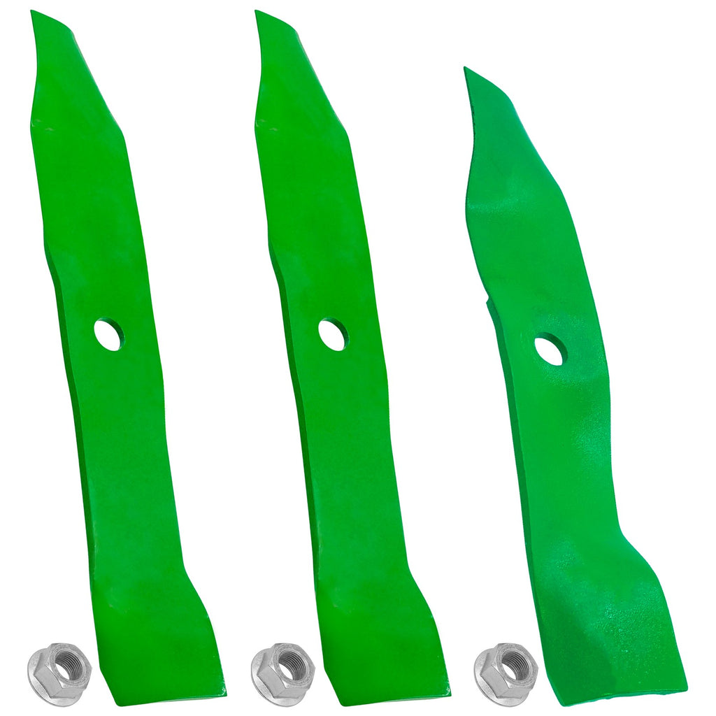 Deck Blades with Nuts Replacement for Cub Cadet 46 Inch (2009–2017)