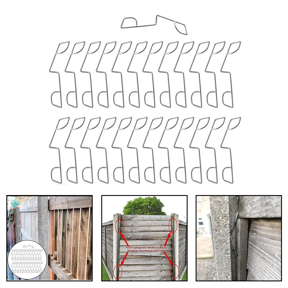 Stainless Steel Fence Fixing Clips for Reliable Panel Security