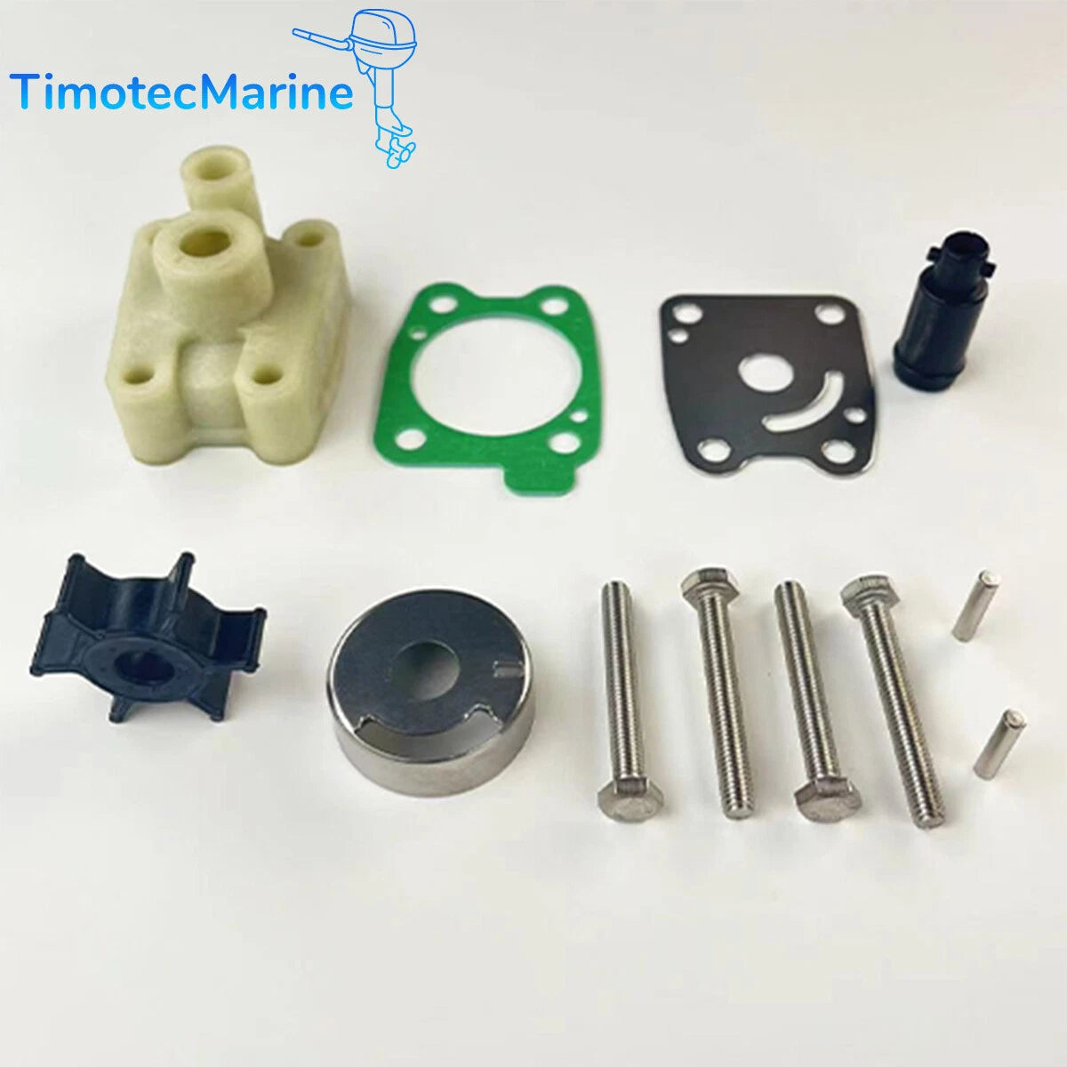 Water Pump Kit for Yamaha F4B F5A F6C (4-Stroke, 6EE-W0078-01)