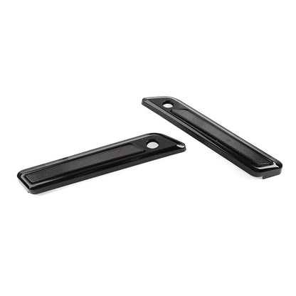 Latch Cover With Smoke Reflector Black For Harley Touring Electra Glide 2014-up