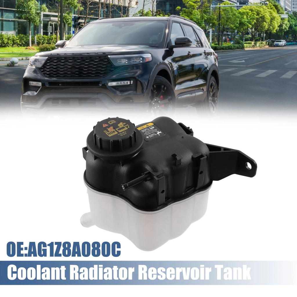 Coolant Radiator Reservoir Tank with Cap for Ford Explorer (2016–2018)