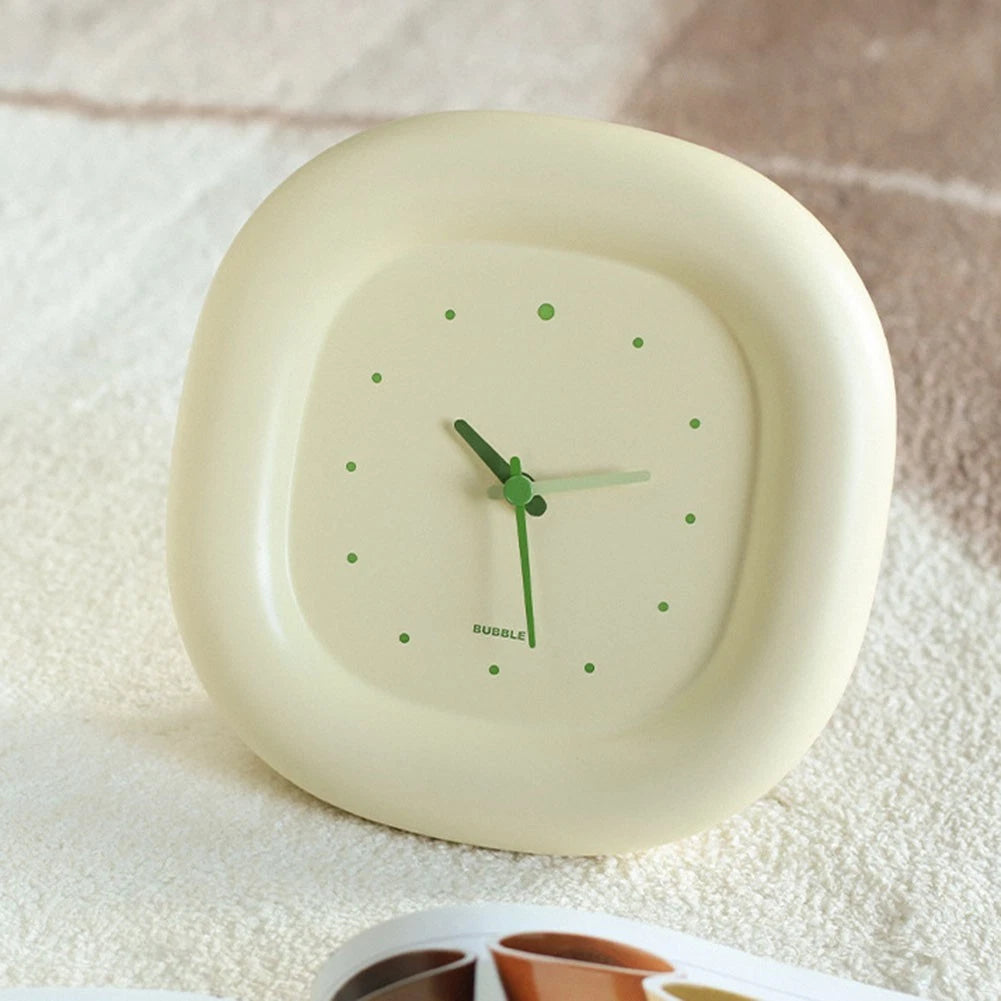 Seamless Nails Bubble Clock for Living Room Bedroom - Silent Design
