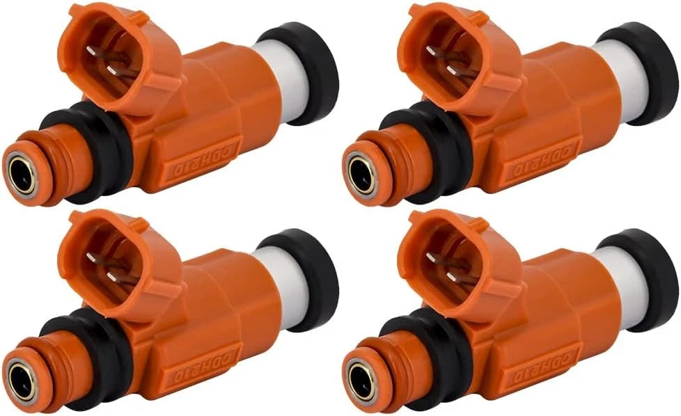 Set of 4 Fuel Injectors for Yamaha 115 HP Outboard (68V-8A360-00-00)
