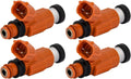 Set of 4 Fuel Injectors for Yamaha 115 HP Outboard (68V-8A360-00-00)
