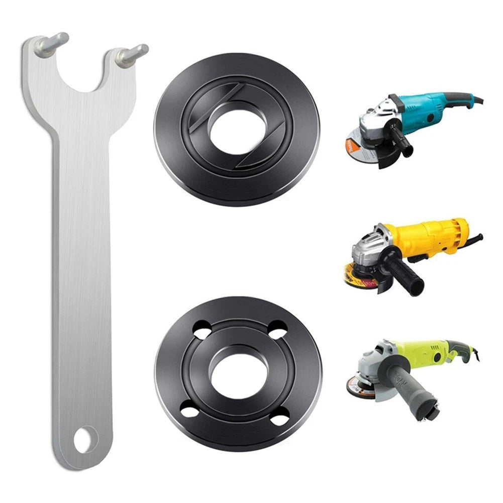Angle Grinder Flange Spanner Wrench Kit with Lock Nut Tool