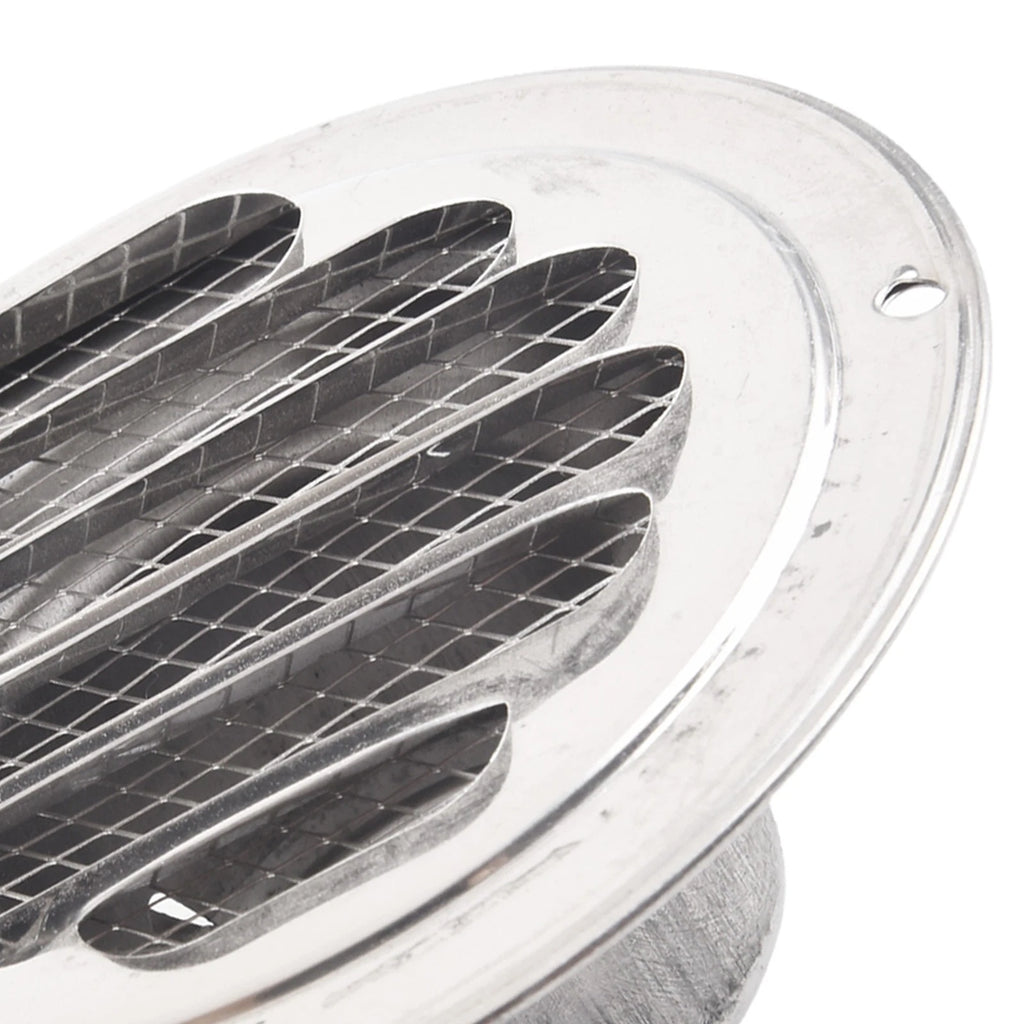 Round Wall Ventilation Grille for Various Applications (Stainless Steel)