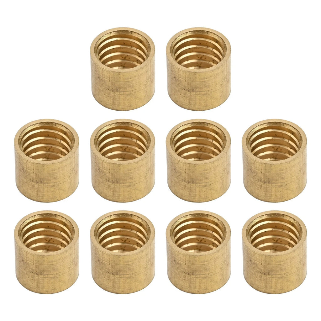 Set of 10 Brass Tips for Cue Repairs