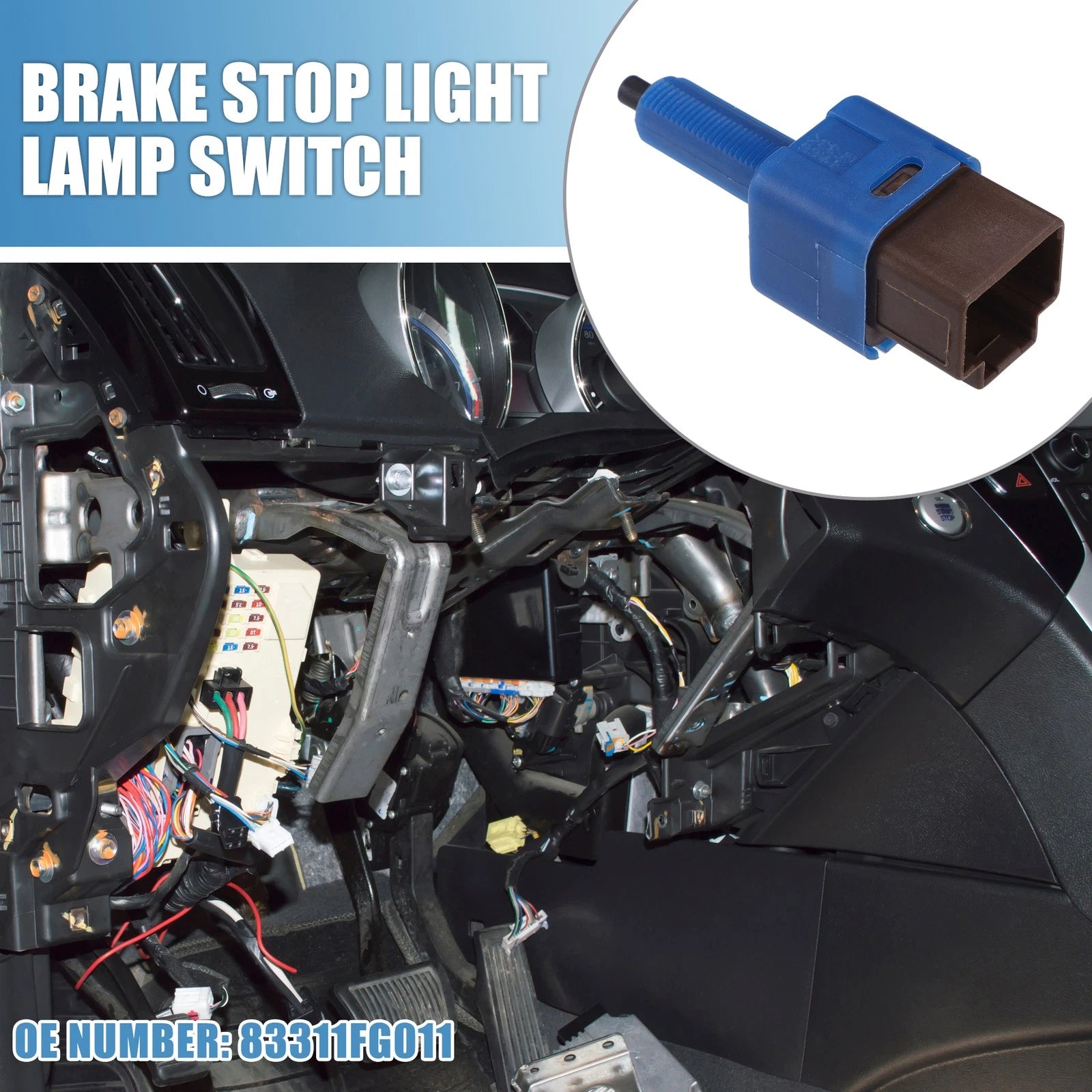 Brake Stop Light Lamp Switch Replacement for Subaru Forester (2008–2015)