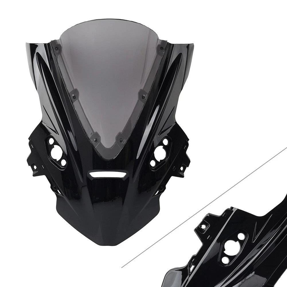 Grey Windshield Wind Deflector Visor Front Fairing Kit For CFMOTO 675SR 2024-25