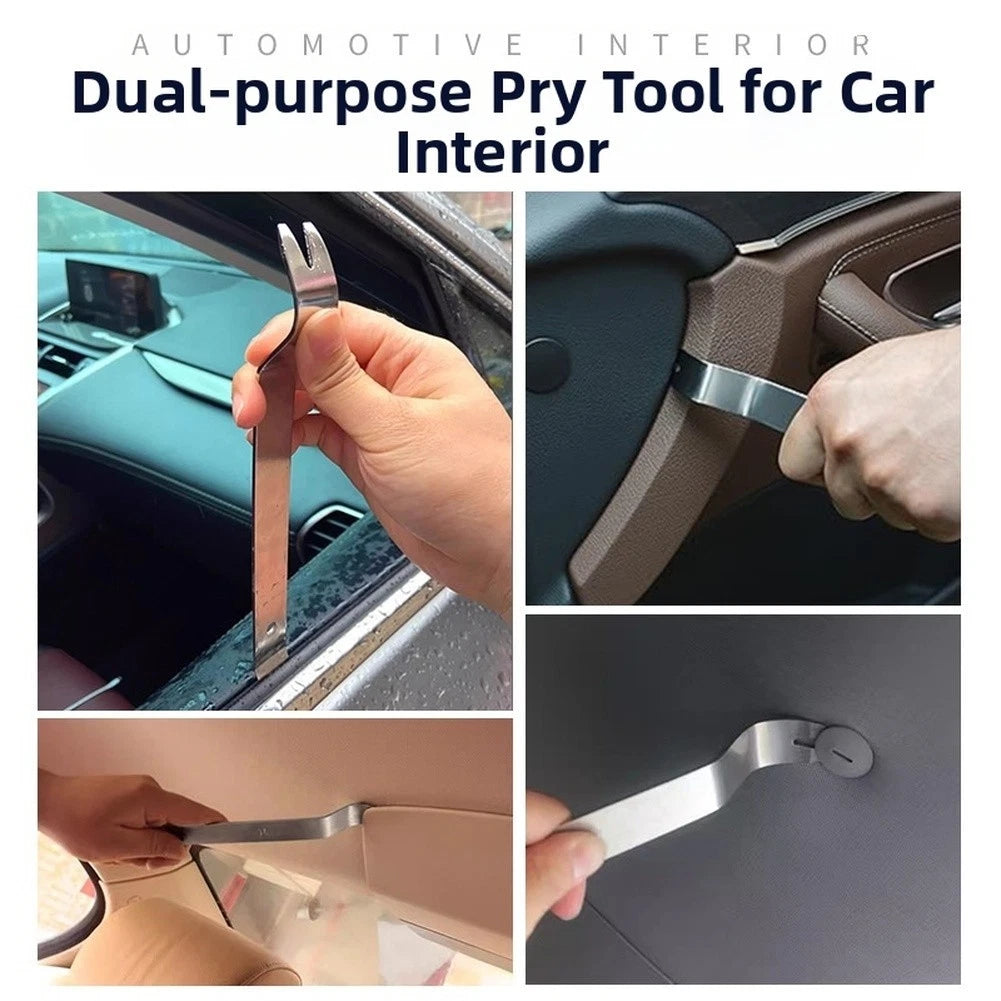 Interior Panel Removal Tool for Glass Seal Trim and Fasteners Pry Bar