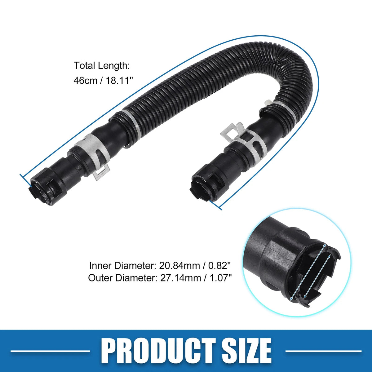 Engine Heater Hose Assembly No.4L3Z18472BB for Ford F-150 (2004–2008) Rubber