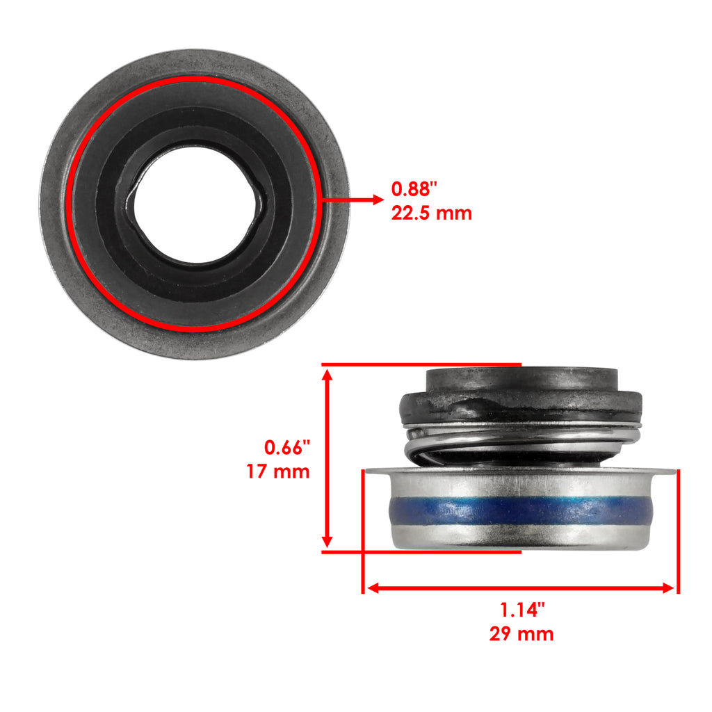 Water Pump Seal Mechanical Replacement for Suzuki GSX-R750 1993–2019