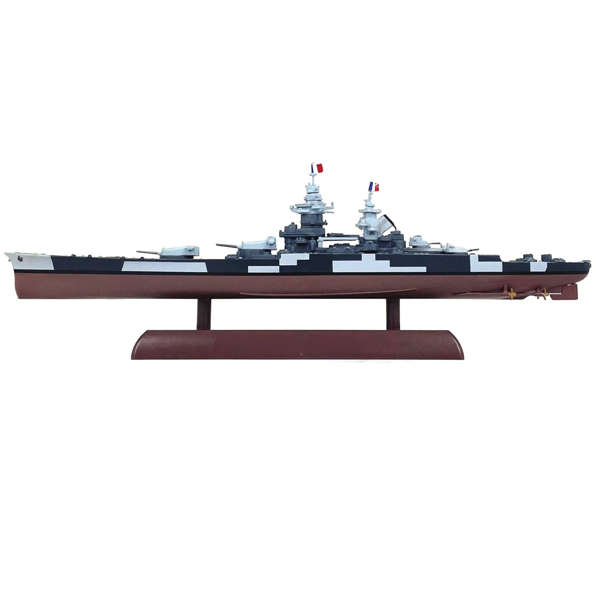Finished Alloy Model for French Battleship Richelieu (1/1000 Scale)