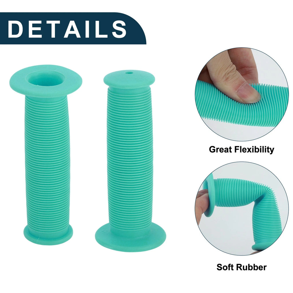 Motorcycle Handlebar Grips 110mm Soft End Covers for Scooter Bike (1Pair)