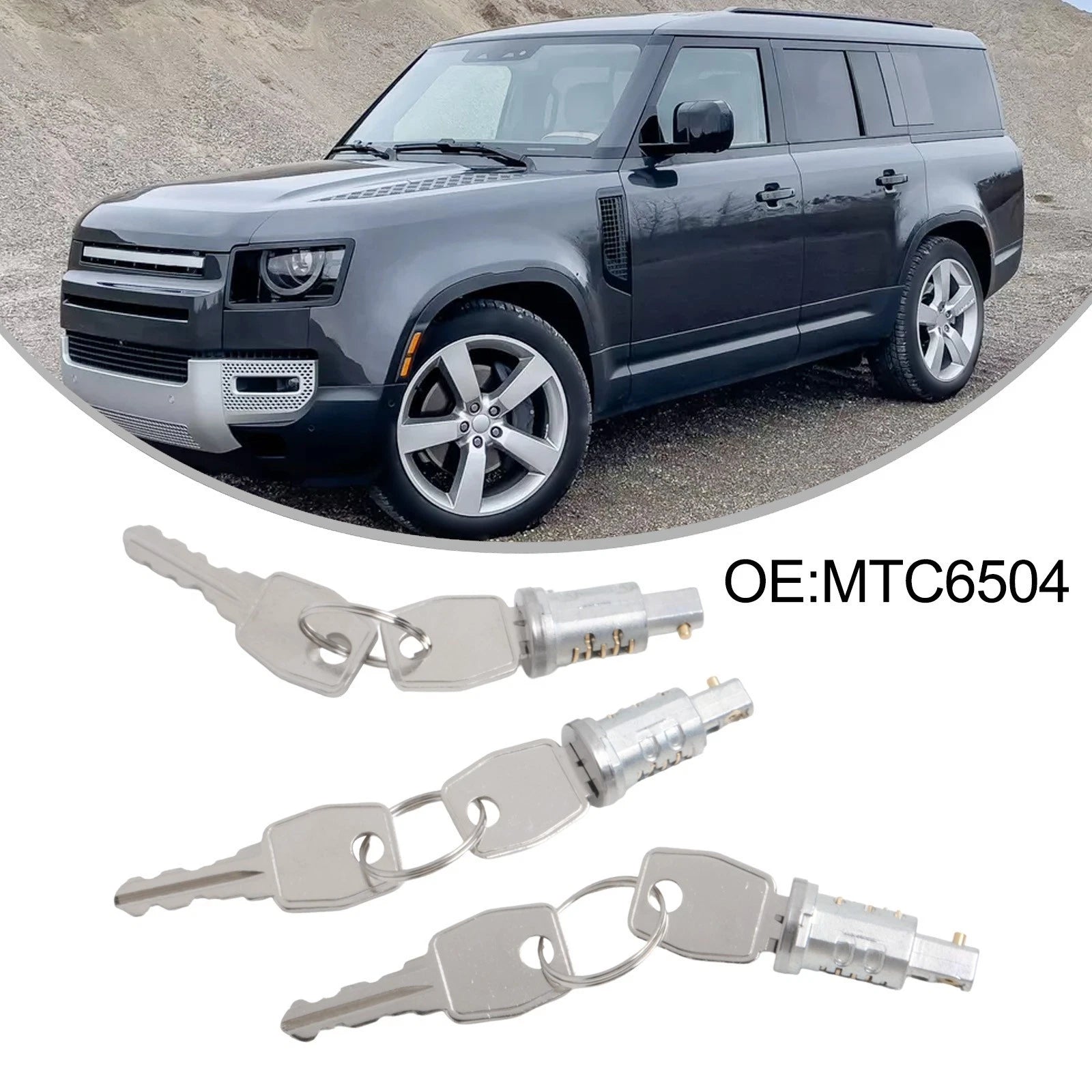 Replacement keyed door locks for Land Rover Defender (OEM MTC6504)