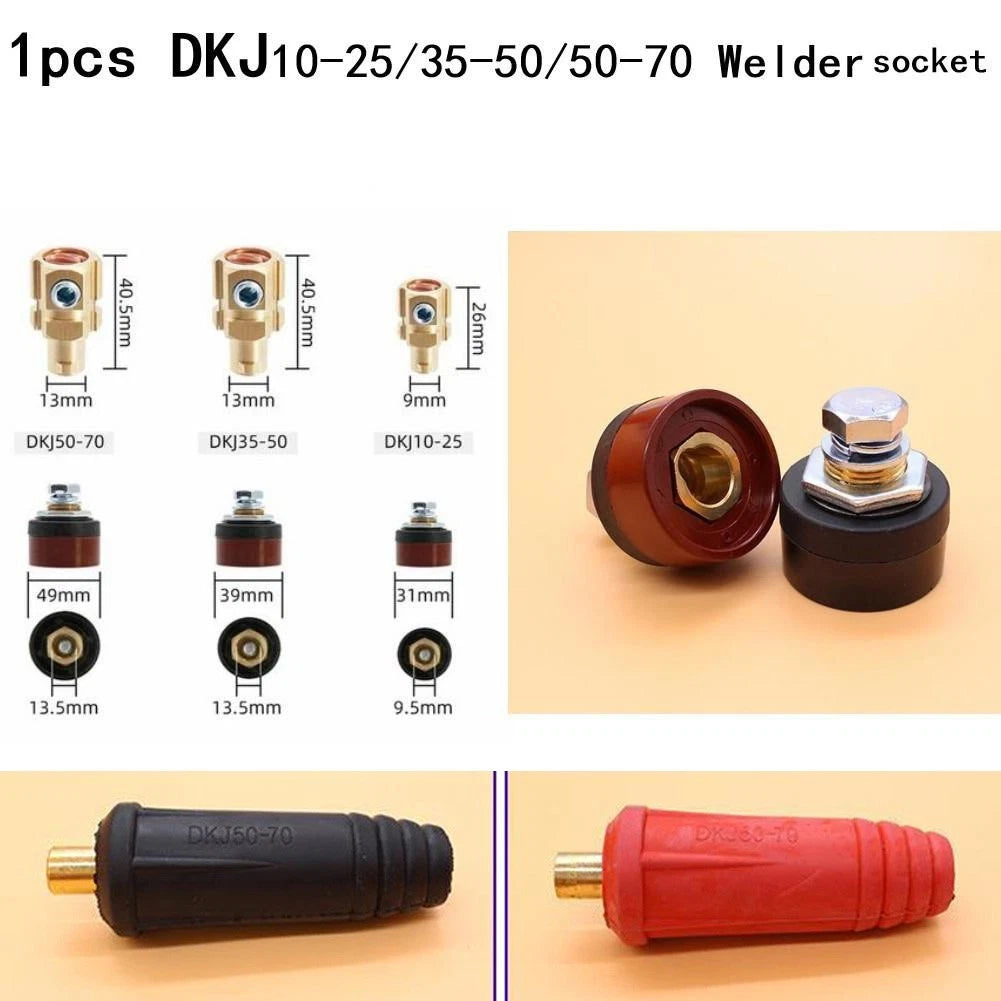 Welding Cable Socket DKJ 10-25 35-50 50-70 for Welding Machine