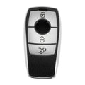 Car Key Case Silver Tone Replacement for Mercedes-Benz A-Class W177 (2017–2021)