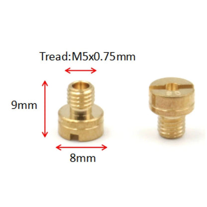 15Pc/Set Carb Main Jet Replace For Mikuni N100/604 26mm 28mm VM22 VM24 VM26 VM30