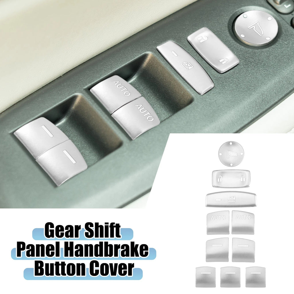 10PCS Master Window Switch Button Cover Replacement for Honda Accord (2018–2022)