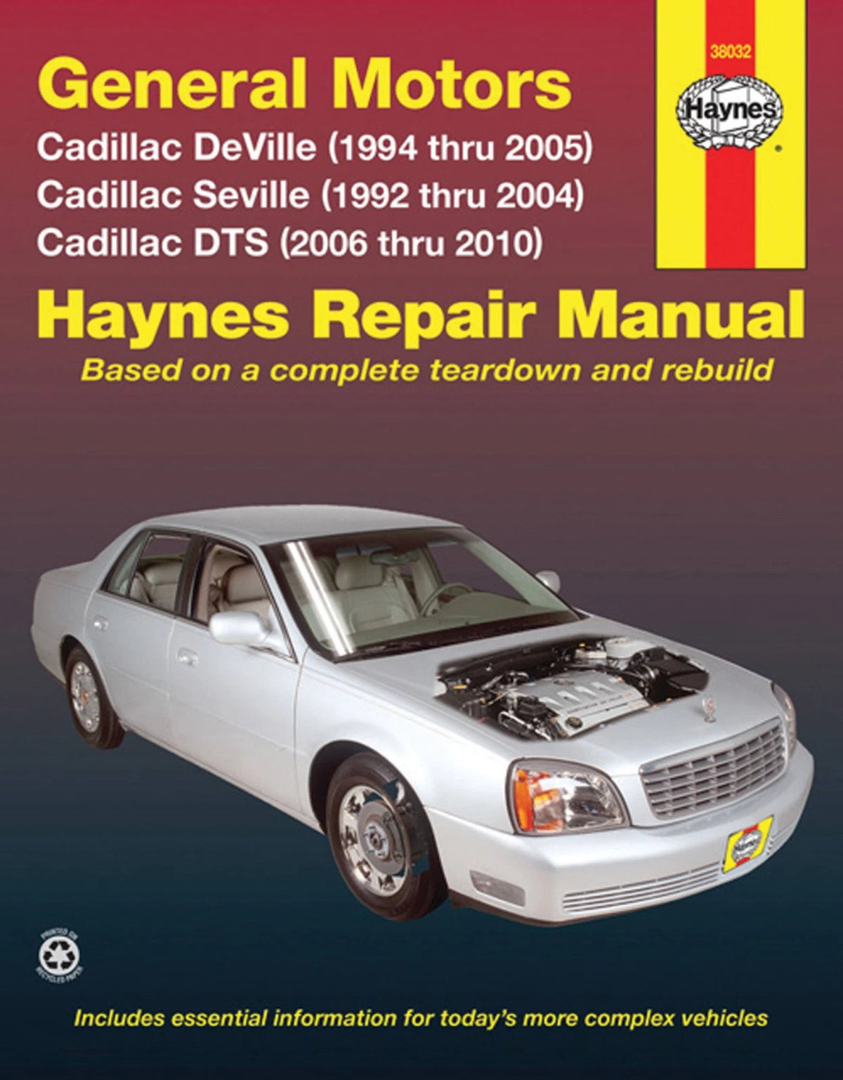 Haynes Repair Manual for Cadillac DeVille Seville DTS (1992–2010)