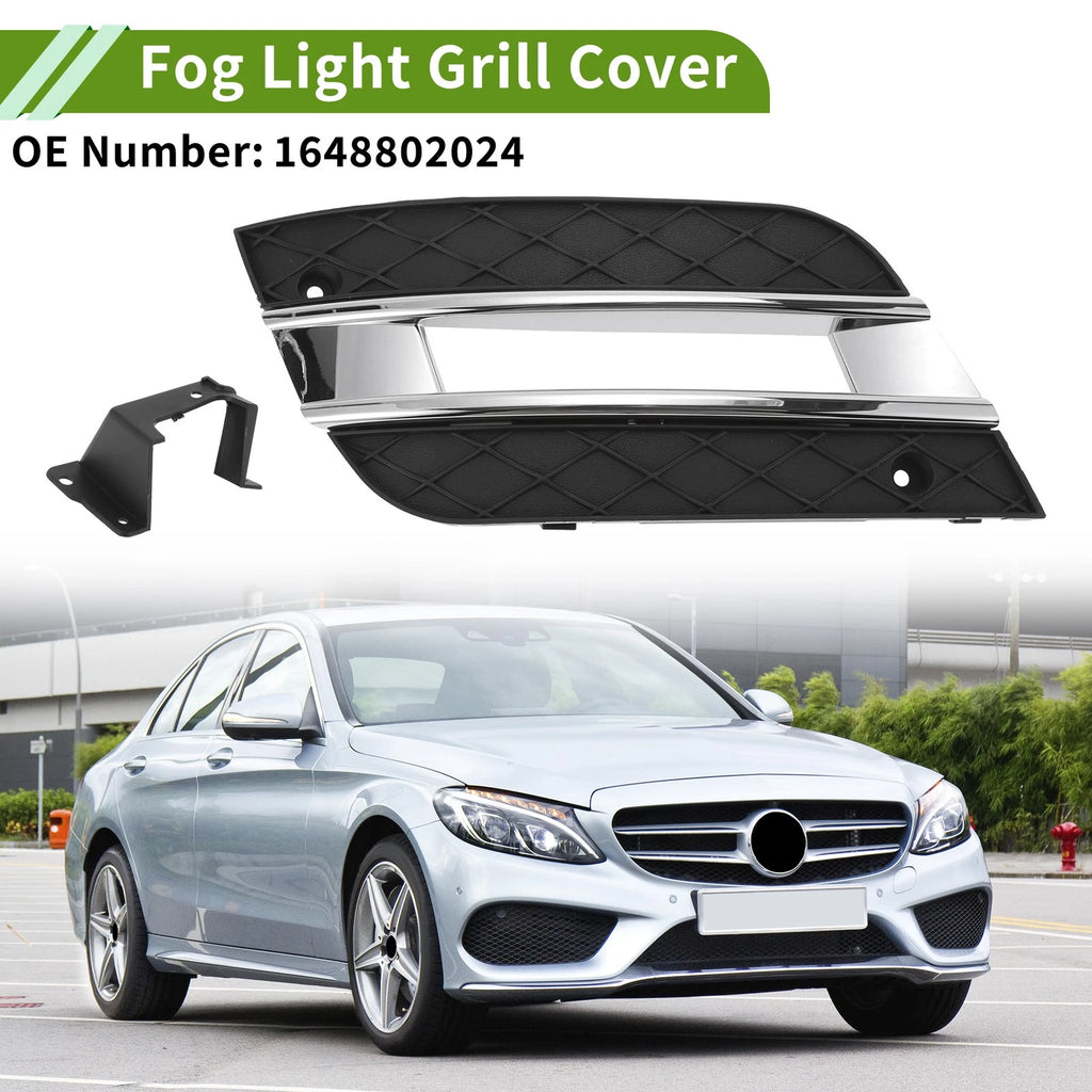1 Pc Front Right Fog Light Grill Replacement for Mercedes-Benz ML450 (2009–2011)