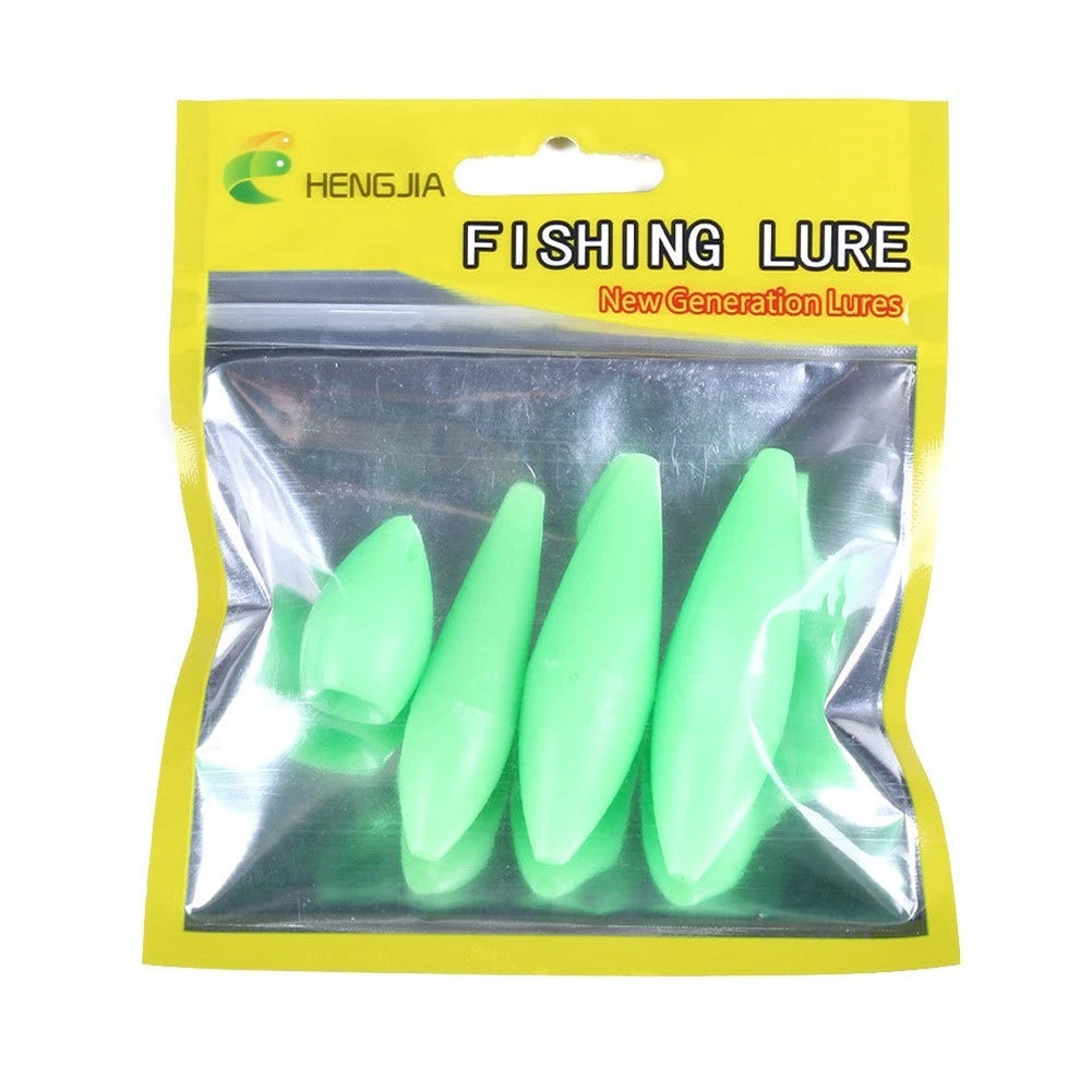 4PCS Glow Weighted Fishing Float Accessories for Universal Use