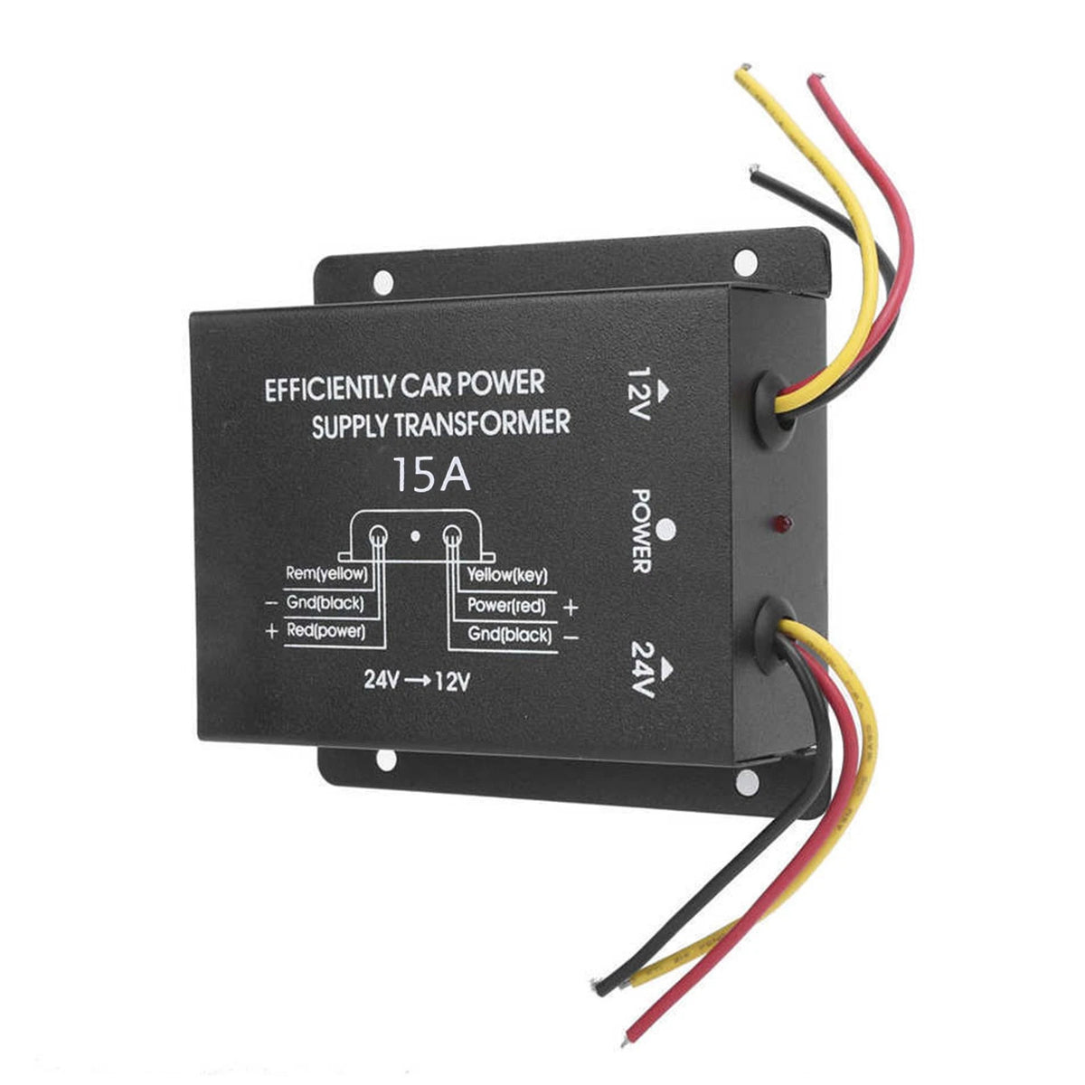 24V to 12V Power Converter for Car (15A)
