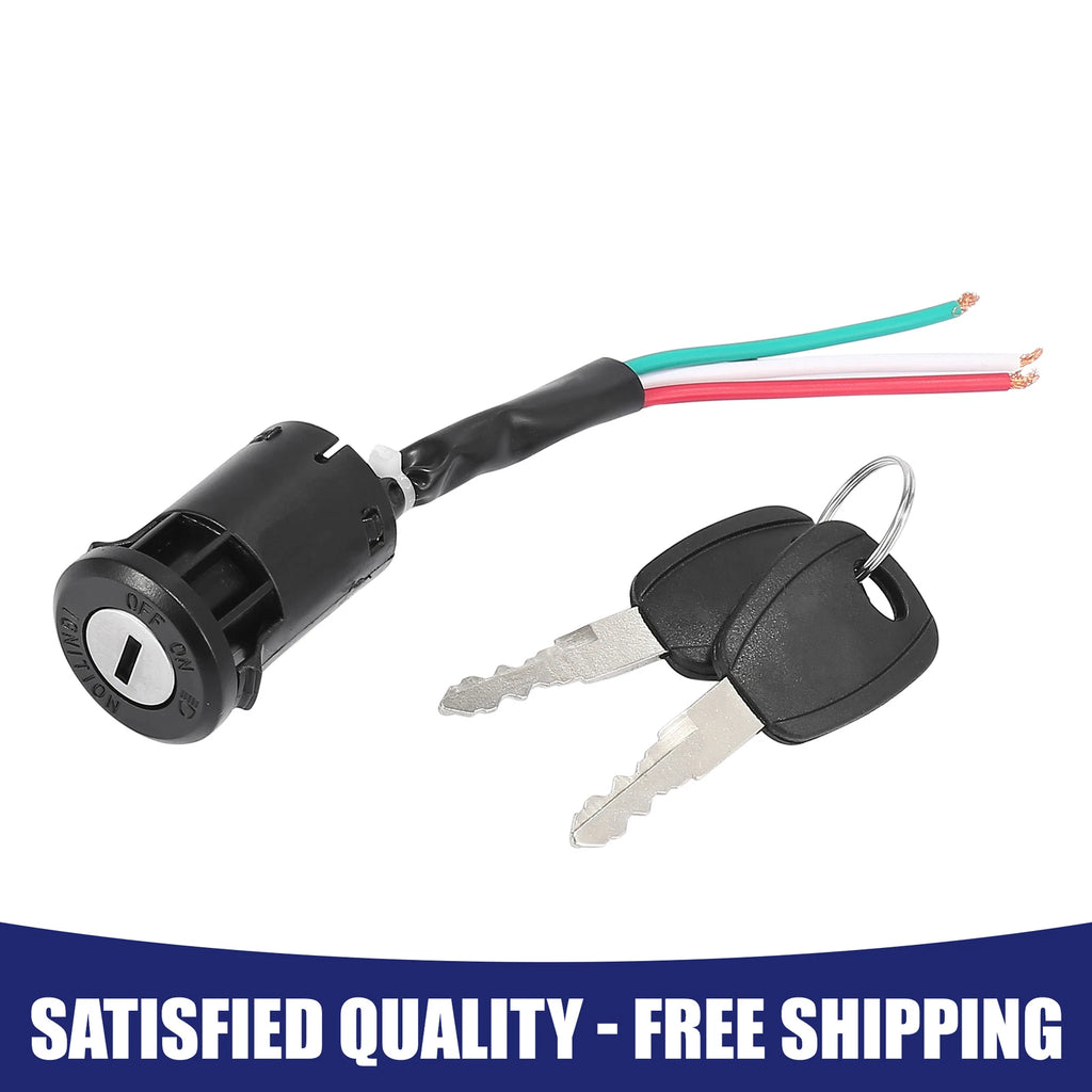 Ignition Switch Lock 3-Wire for Electric Bike Scooter (2020–2025)