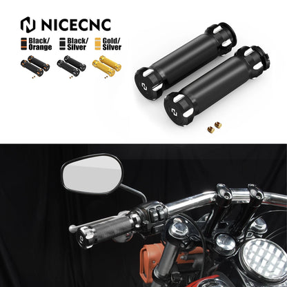 CNC Anodized Handlebar Hand Grips for Harley Road King Classic EFI (1998–2006)
