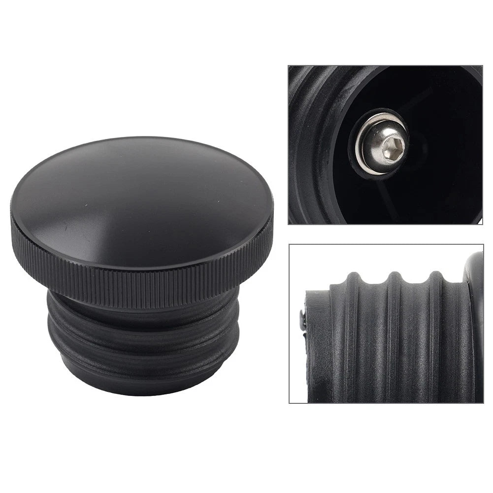 Vented Fuel Gas Tank Cap Cover Left Hand Thread For Harley Dyna XL1200 883