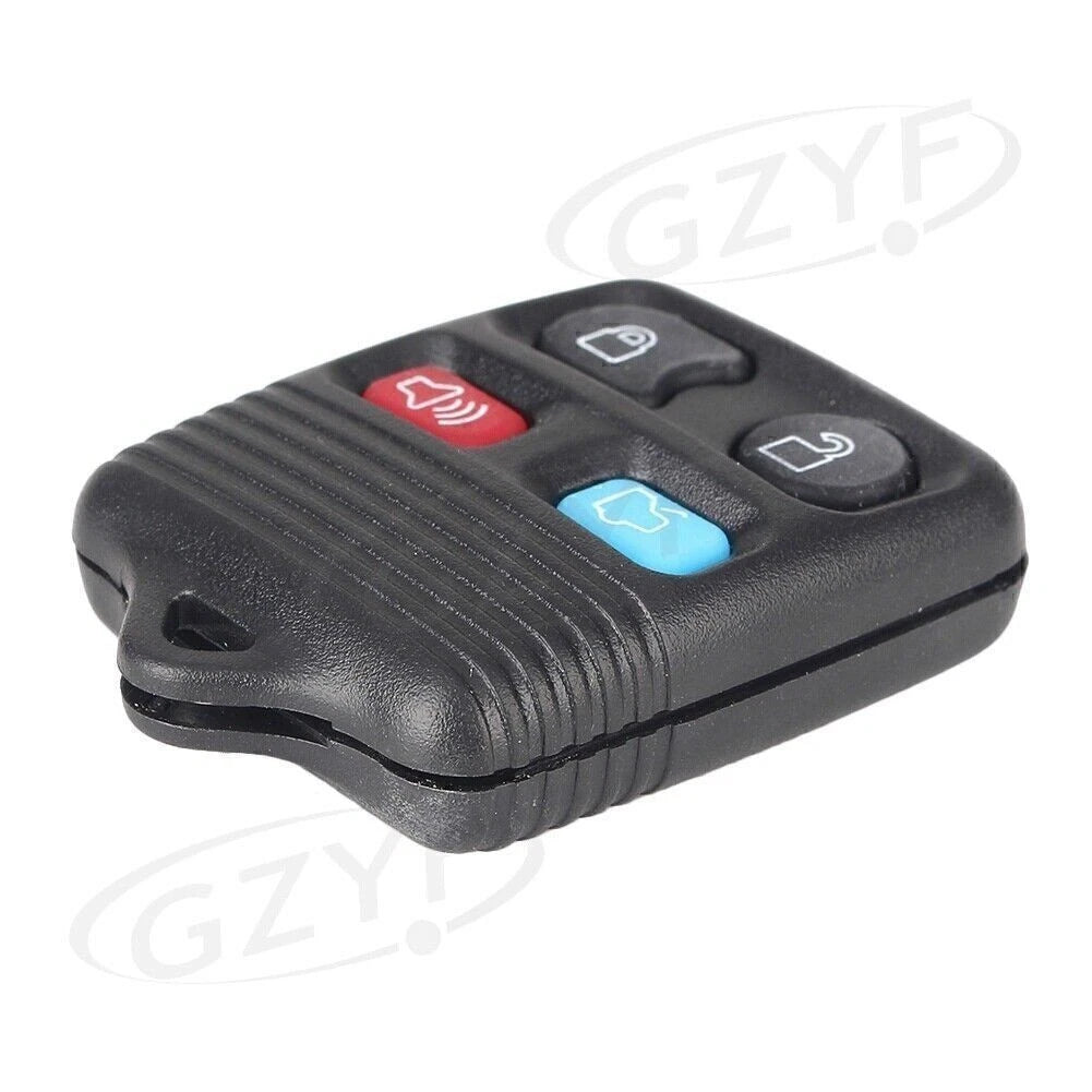 Set of 4 Keyless Remote Control Key Blank Shell Case Covers for Ford Mercury