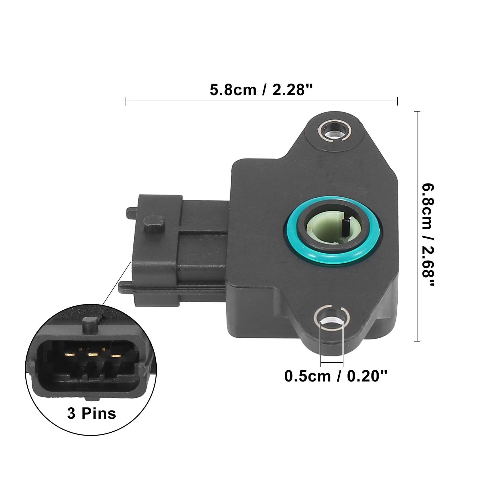 Throttle Position Sensor Replacement for Hyundai Tiburon Saab 9-3 (2000–2011)